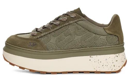 UGG Marin Lace Logo Low top Platform Shoes Women's Burnt Olive