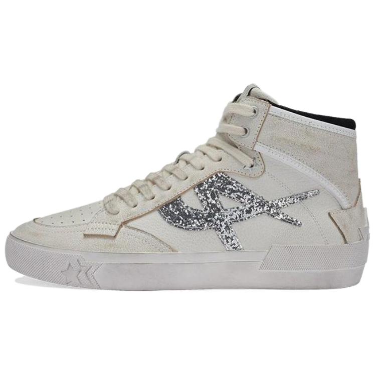 ASH Leather High top Skateboard Shoes Women's