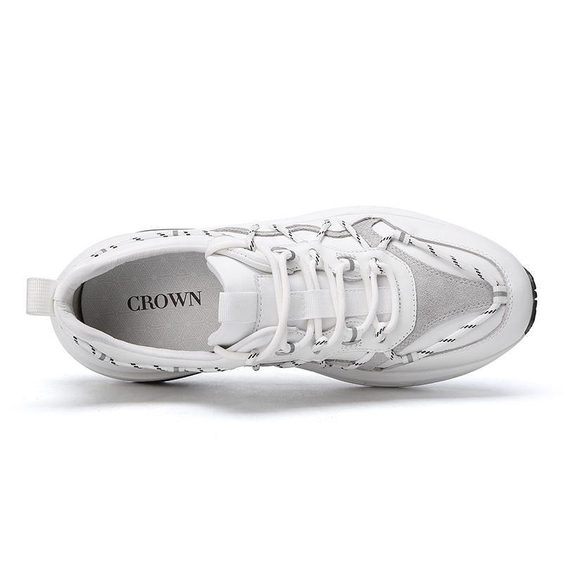CROWN Running Shoes Men’s White