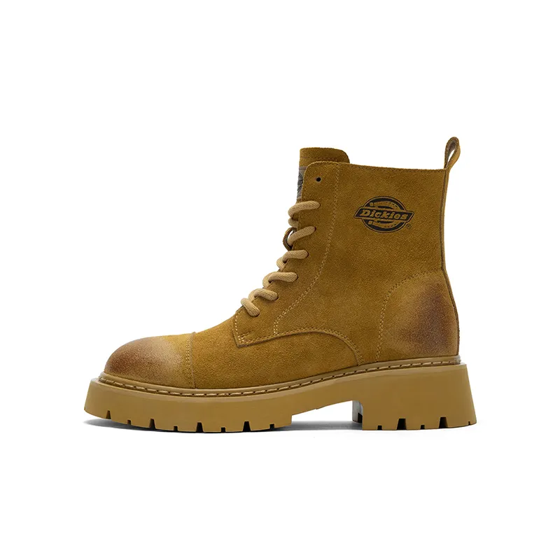 Dickies Cow Split Leather Casual Combat Boots Women's