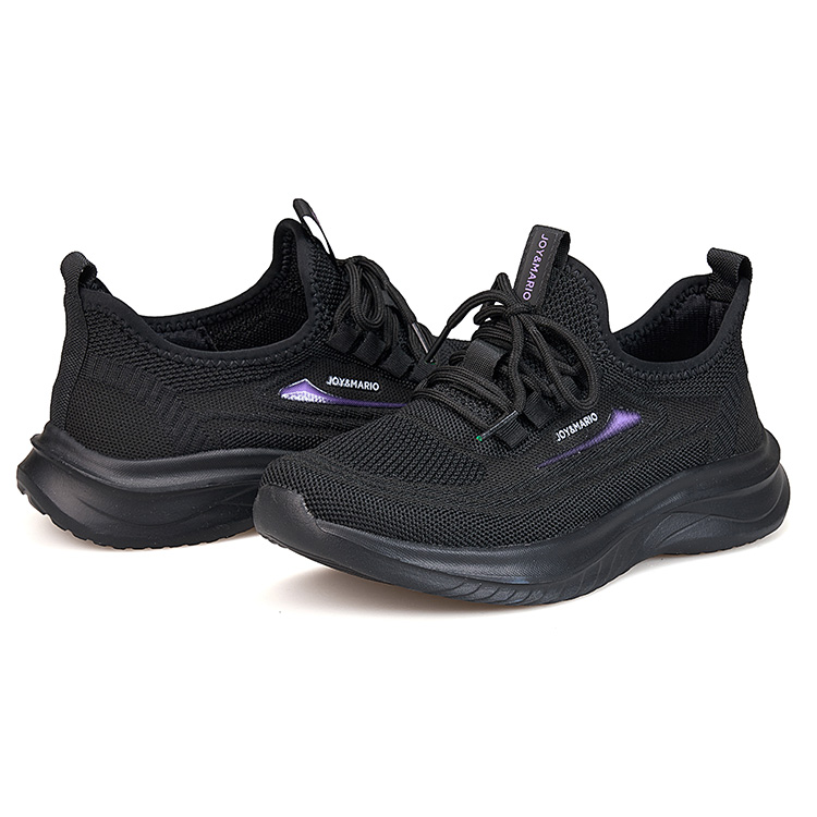 Joy&Mario Fabric Low top Casual Shoes Women’s Black