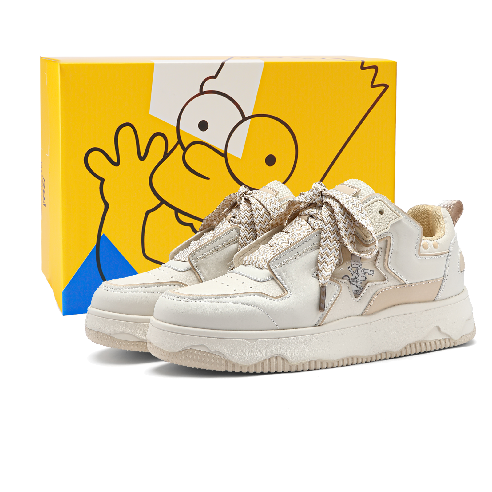 Кеды The Simpsons (бело-зелено-черные)
