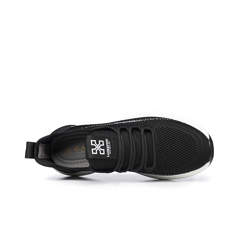 LAORENTOU Walking Shoes Men’s Low Top Black