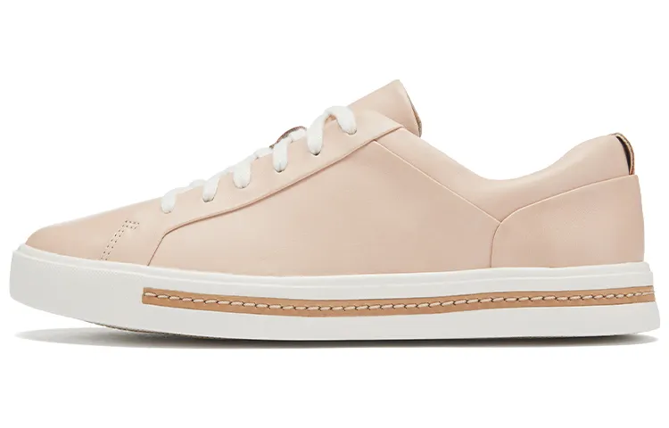 Clarks Skateboard Shoes Women's Low Top Light Pink