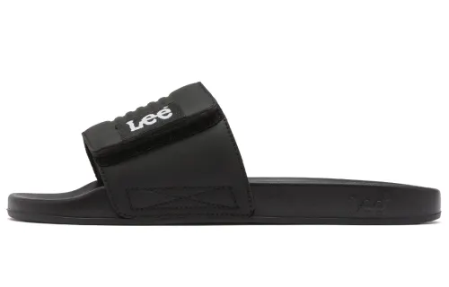 Lee Slide Slippers Men's Black/White/Light Khaki/Green