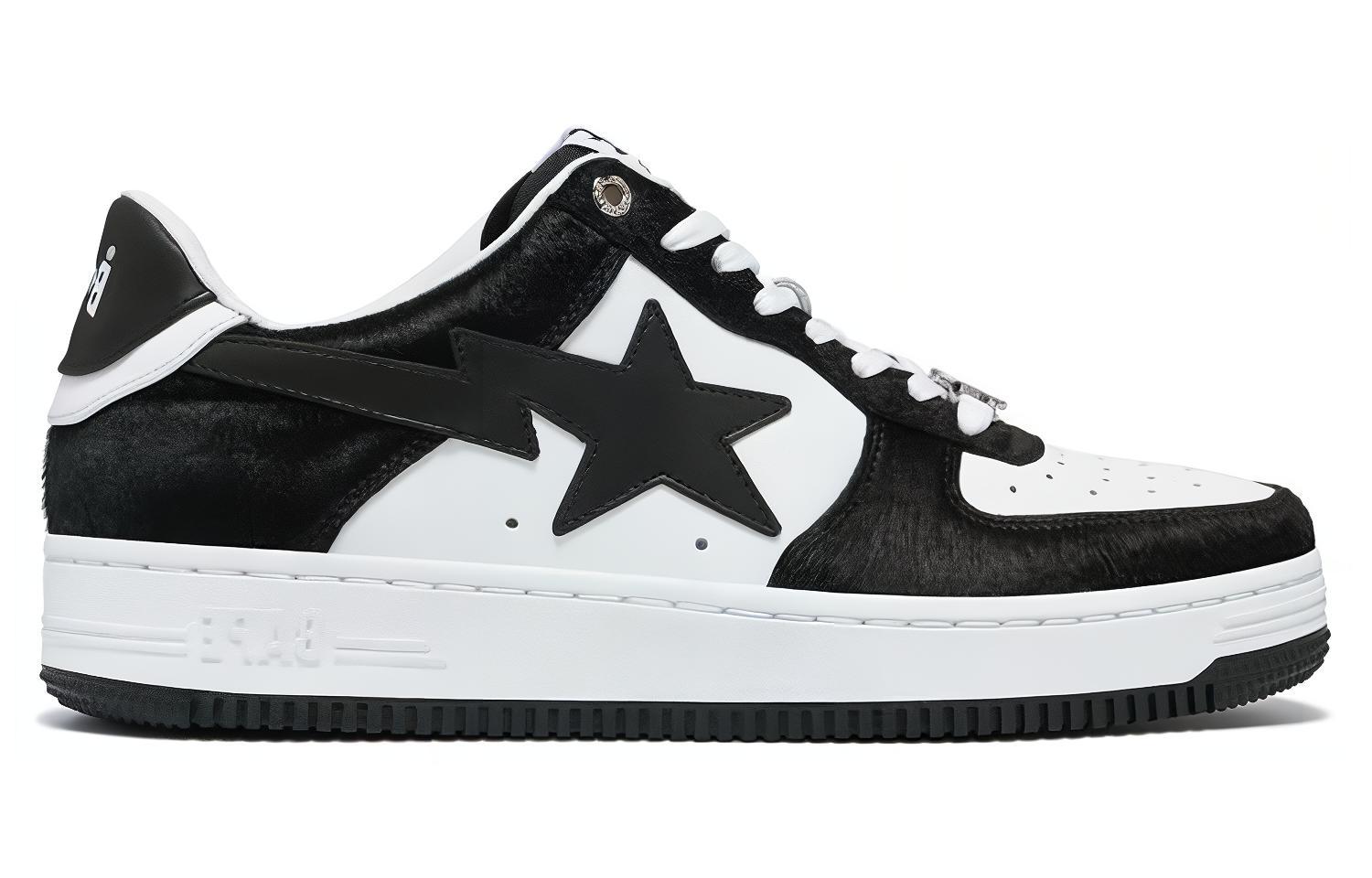 A BATHING APE Bape Sta Black Calf Hair