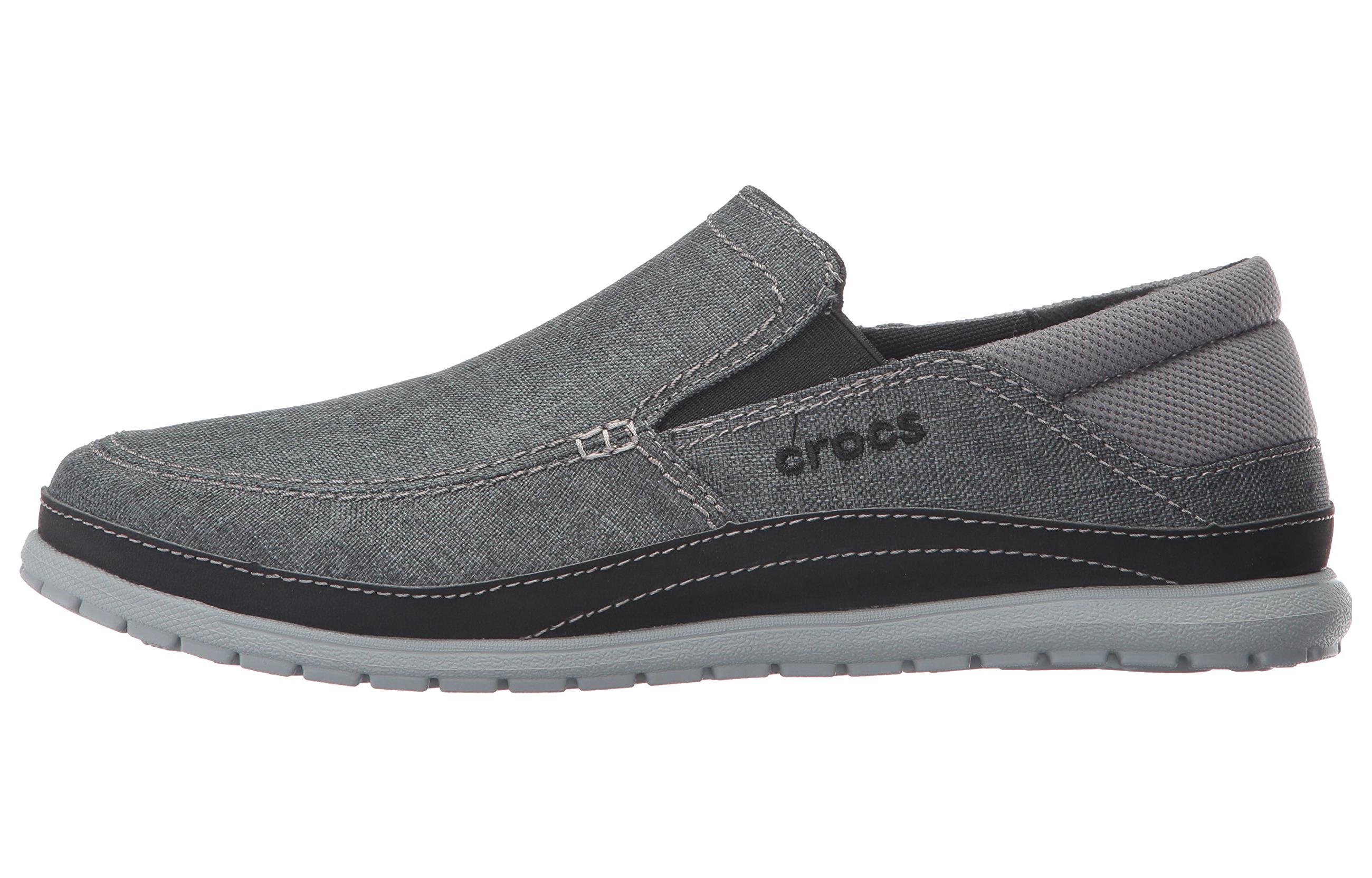 Crocs Santa Cruz Playa Slip On Shoes 'Dark Grey'