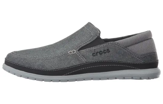 Crocs Santa Cruz Playa Slip On Shoes 'Dark Grey'