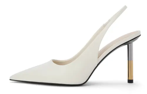 CHARLES&KEITH Pu Slim Heel High Heels Women's