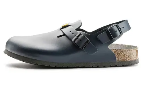 Birkenstock Tokio Esd Natural Leather Sandals 'Blue'