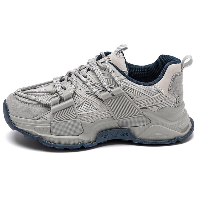 AGSDON Cow Split Leather Low top Chunky Sneakers Unisex