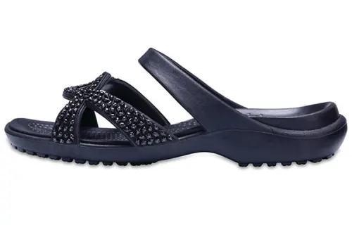 Crocs Slide Slippers Women's Dark Blue