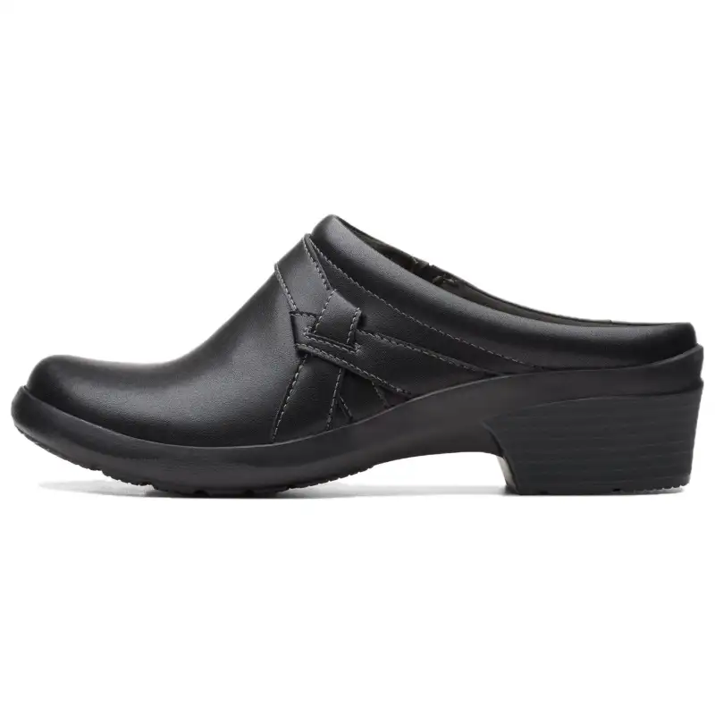 Clarks EVA Abrasion Resistant Closed Toe Slippers Women's Black