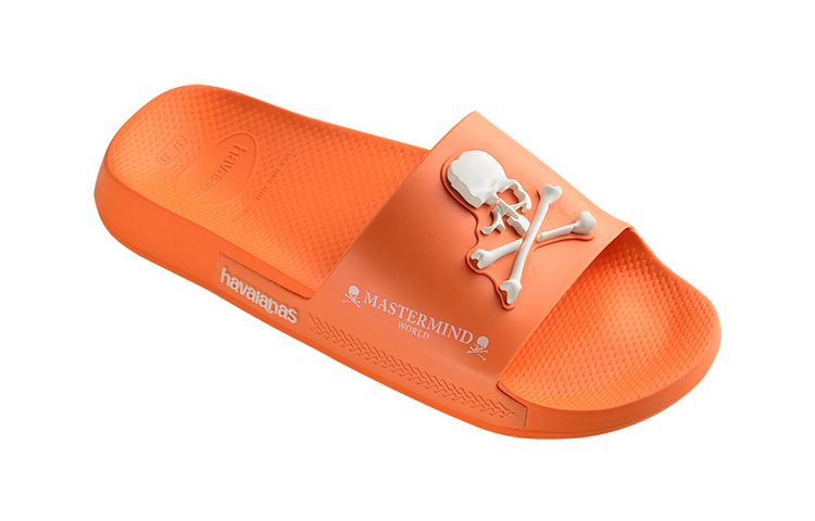 Havaianas x MASTERMIND WORLD Rubber Totem Slide Slippers Unisex Orange