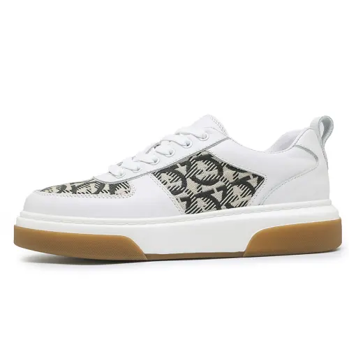 ENRICO COVERI Top Grain Cow Leather Mid top Casual Shoes Unisex