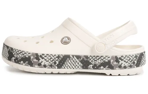 Crocs Crocband Snake Print Clogs 'White Black'