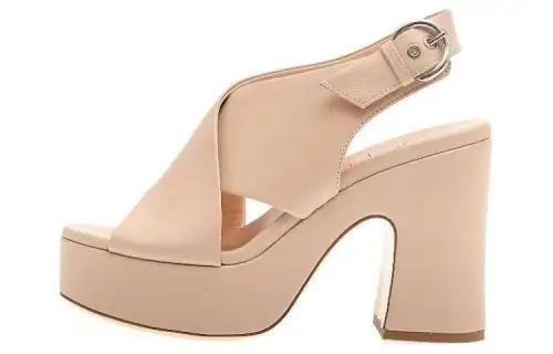 AGL Leather One Strap Sandals Women's Pink