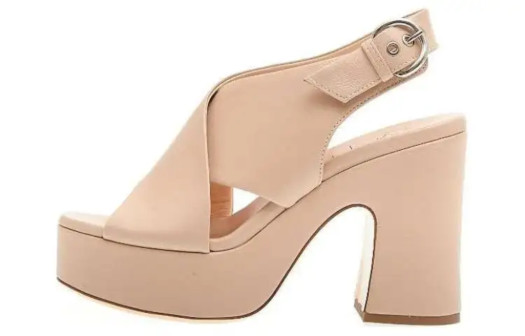 AGL Leather One Strap Sandals Women's Pink