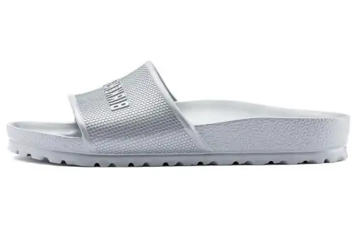 Birkenstock EVA Slide Slippers Unisex Metallic Silver