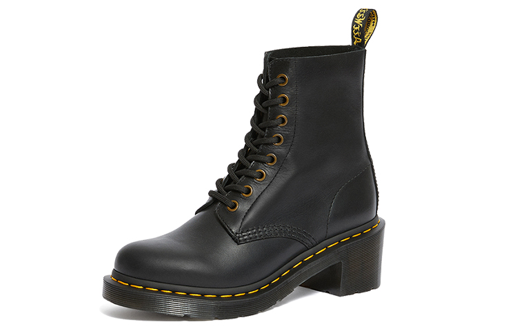 Dr. Martens Clemency 8 Combat Boots Black Women's