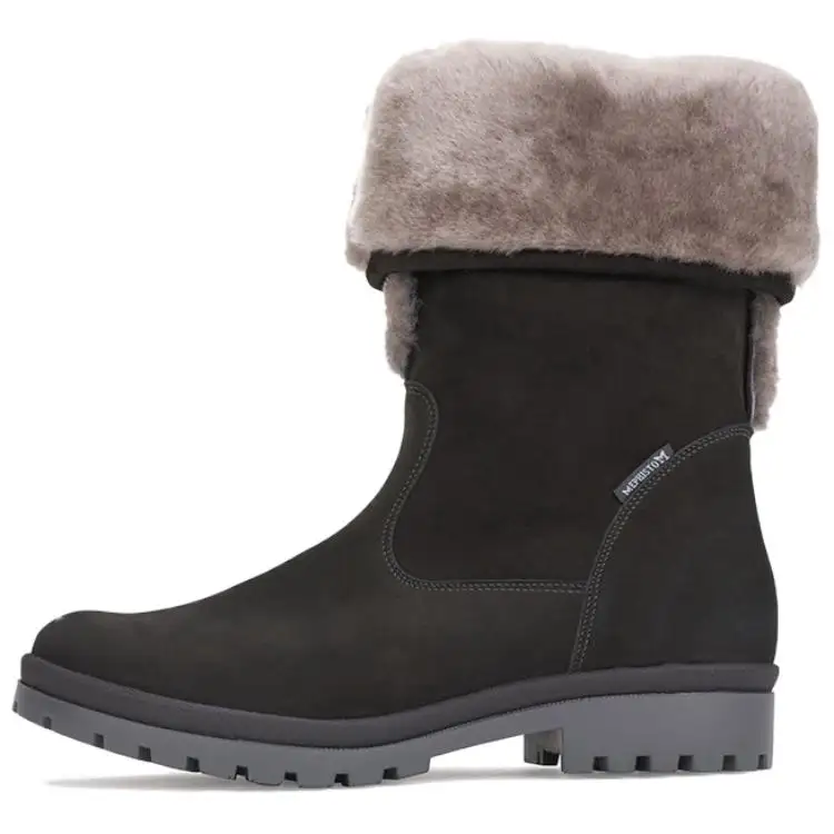 MEPHISTO Cow Suede Crew Snow Boots Women's