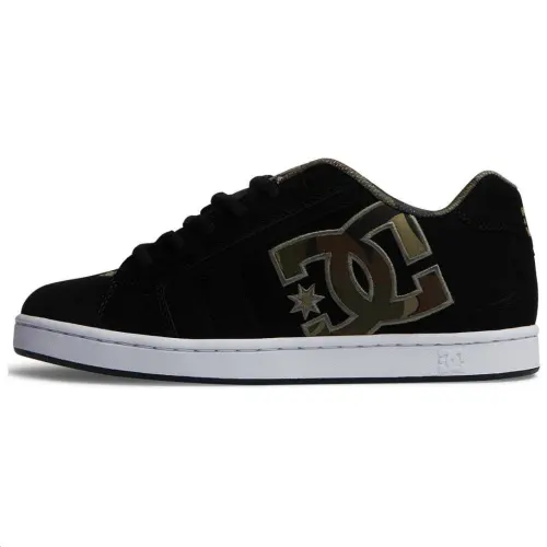 DC Shoes Low top Skateboard Shoes Men's Black Green