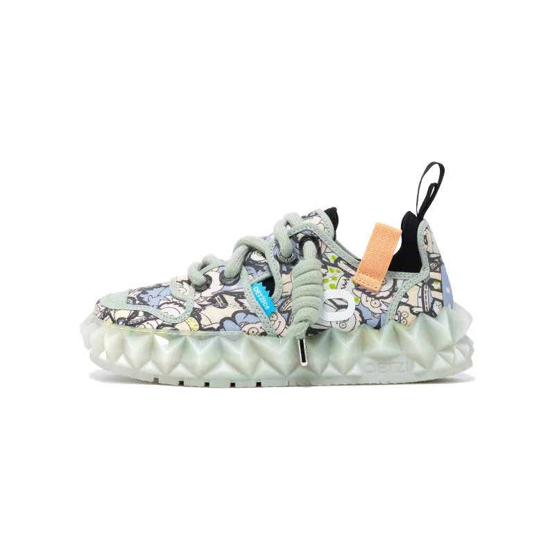 OETZI Ice Man Oz Fabric Stylish Skateboarding Shoes Women's