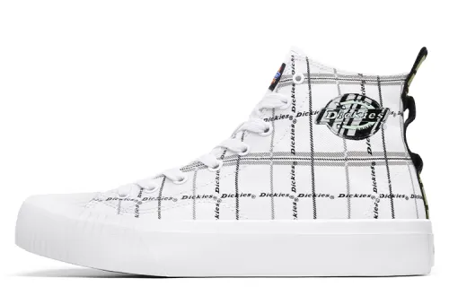 Dickies High top Canvas Shoes Unisex White
