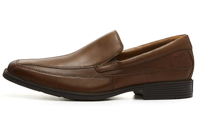Clarks Dress Shoes Men's Low Top Dark Umber