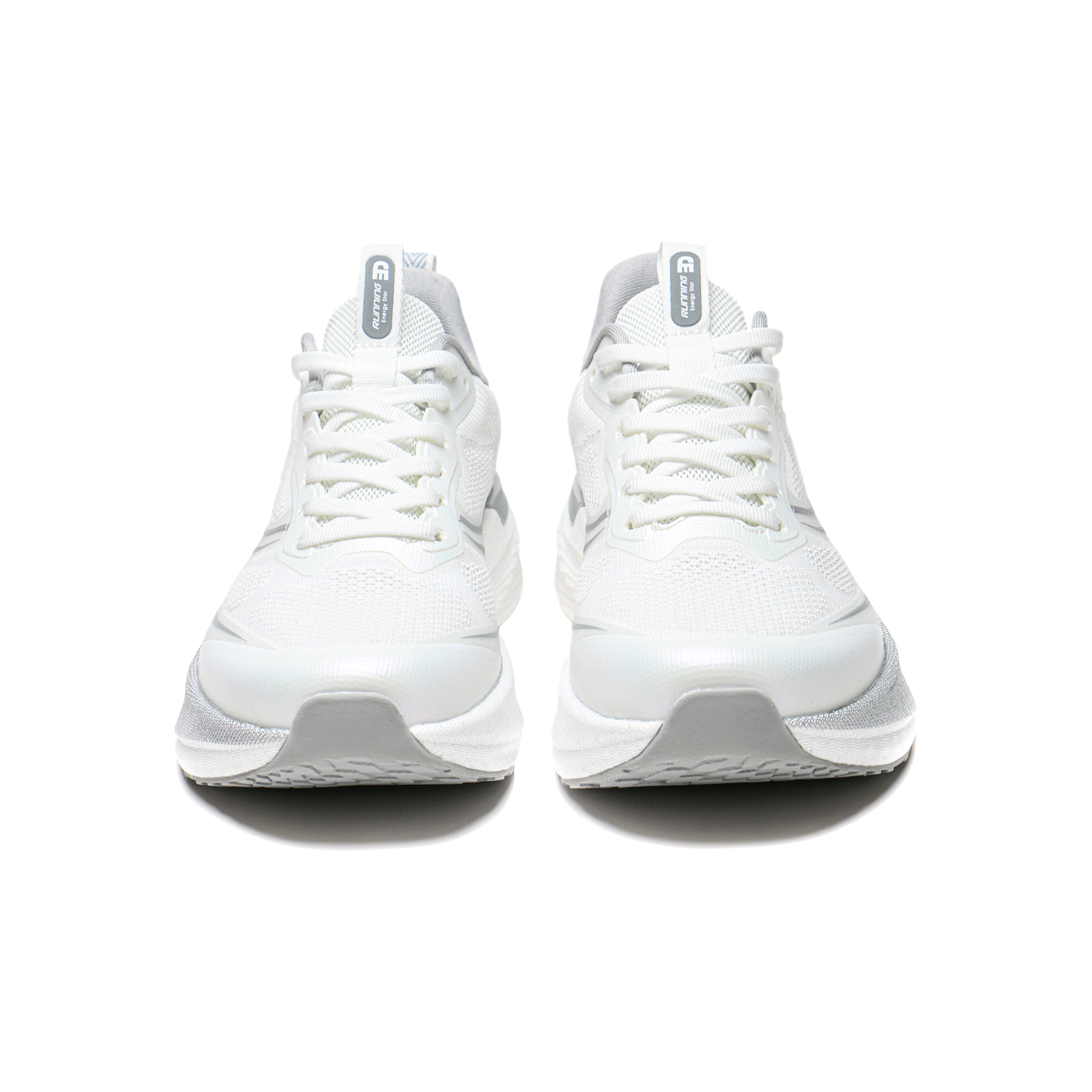 Meixi Breathable And Lightweight Low top Running Shoes Men’s Ivory White
