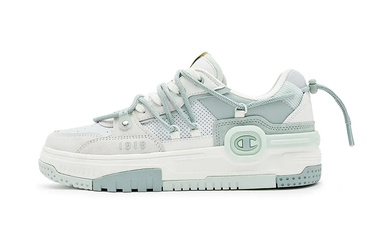 Champion Bumper V1 Headphones Low top Skateboard Shoes Women's Light Green