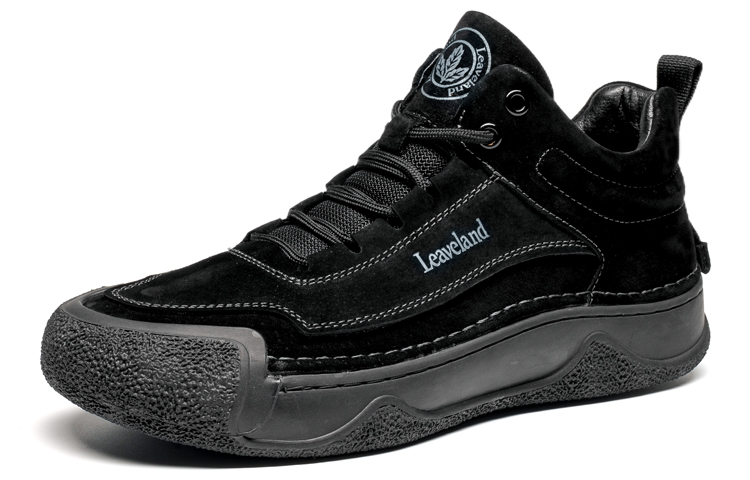 LEAVELAND Pigskin Low top Casual Shoes Men's