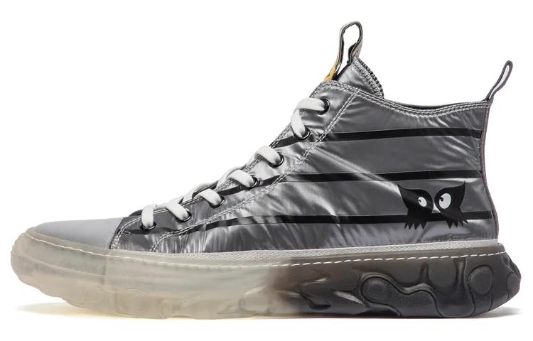 Anthony Miles Skateboard Shoes Men's High Top Gunmetal