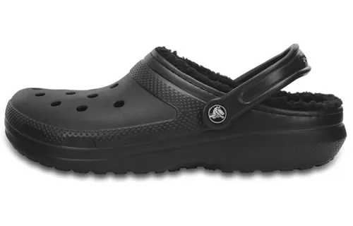Crocs Stay Warm Wear Resistant Cozy Sports Unisex Black Sandals