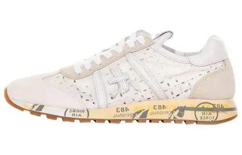 PREMIATA Lucy Leather Low top Casual Shoes Women's White