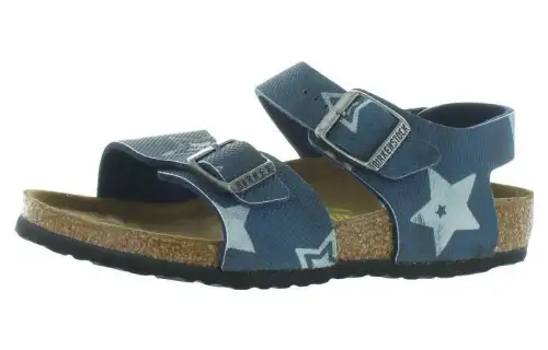 Birkenstock Leather Beach Sandals Women's Blue