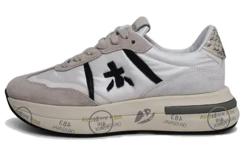 PREMIATA Cow Leather Low top Casual Shoes Women's Gray