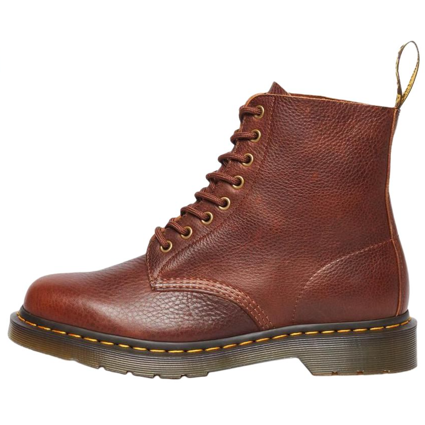 Dr.Martens Martin 1460 leather fashion trend mid-calf Martin boots women's brown