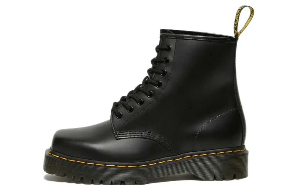 1460 Dr.Martens Bex Squared Toe Leather Lace Up Boot 'Black'