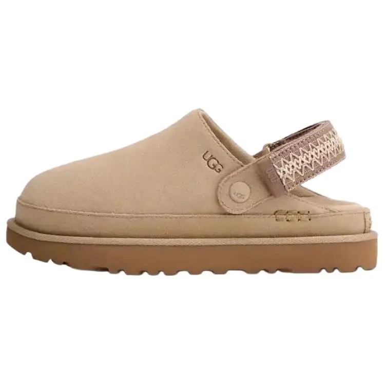 UGG Goldenstar Clog Fashion Trend Casual Shoes Women's Beige