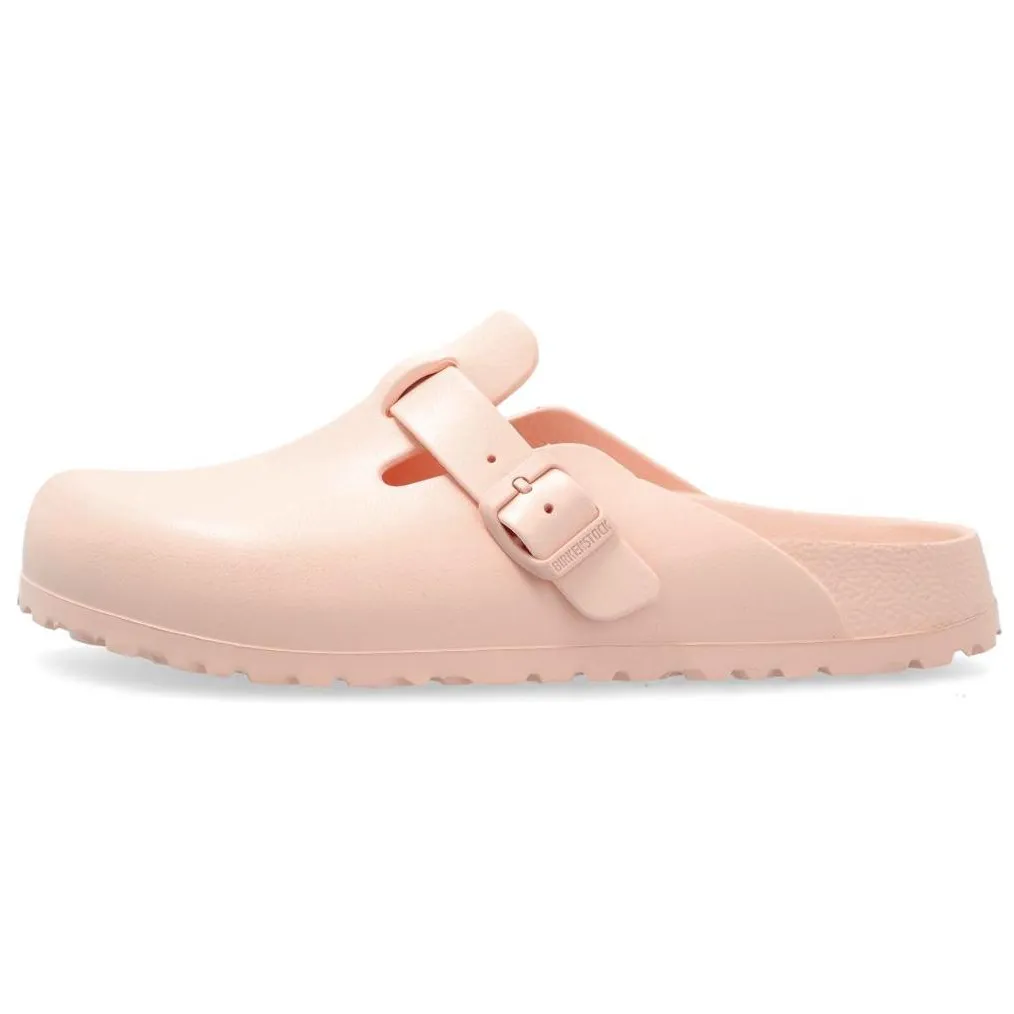 Birkenstock Boston Rubber Sole Quick Dry Abrasion Resistant Slip Resistant Closed Toe Slippers Women's Pink