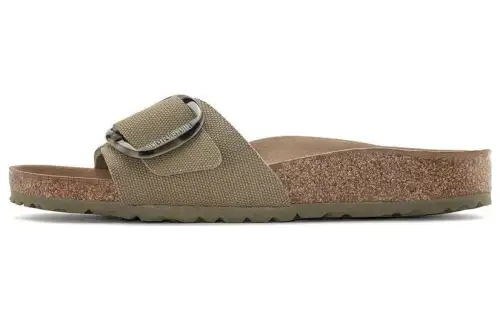 Birkenstock Slide Slippers Women's Khaki Regular