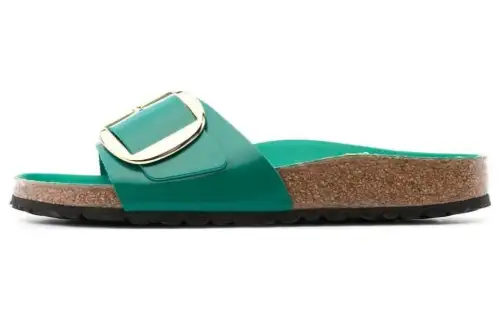 Birkenstock Calfskin Stylish Sandal Women's Blue Green