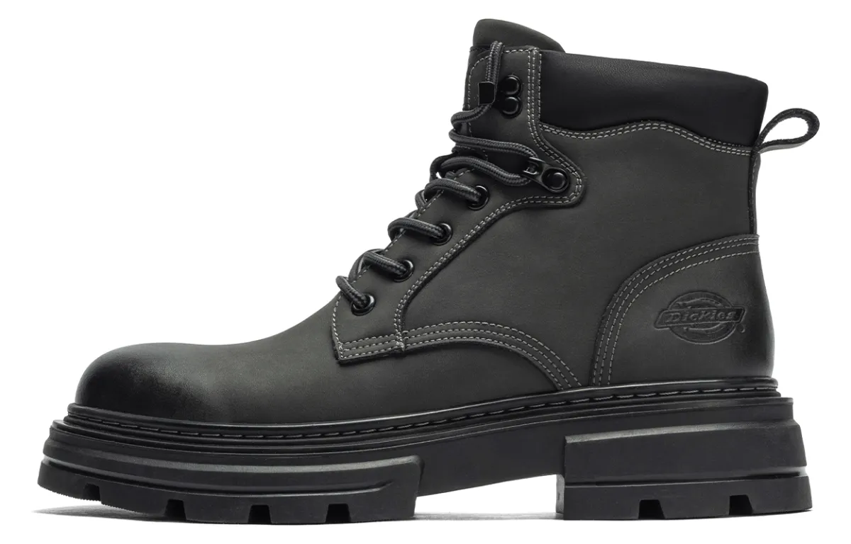 Dickies 11.5cm Combat Boots Men's Black Gray