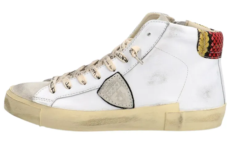 PHILIPPE MODEL Skateboard Shoes Women's Mid Top White