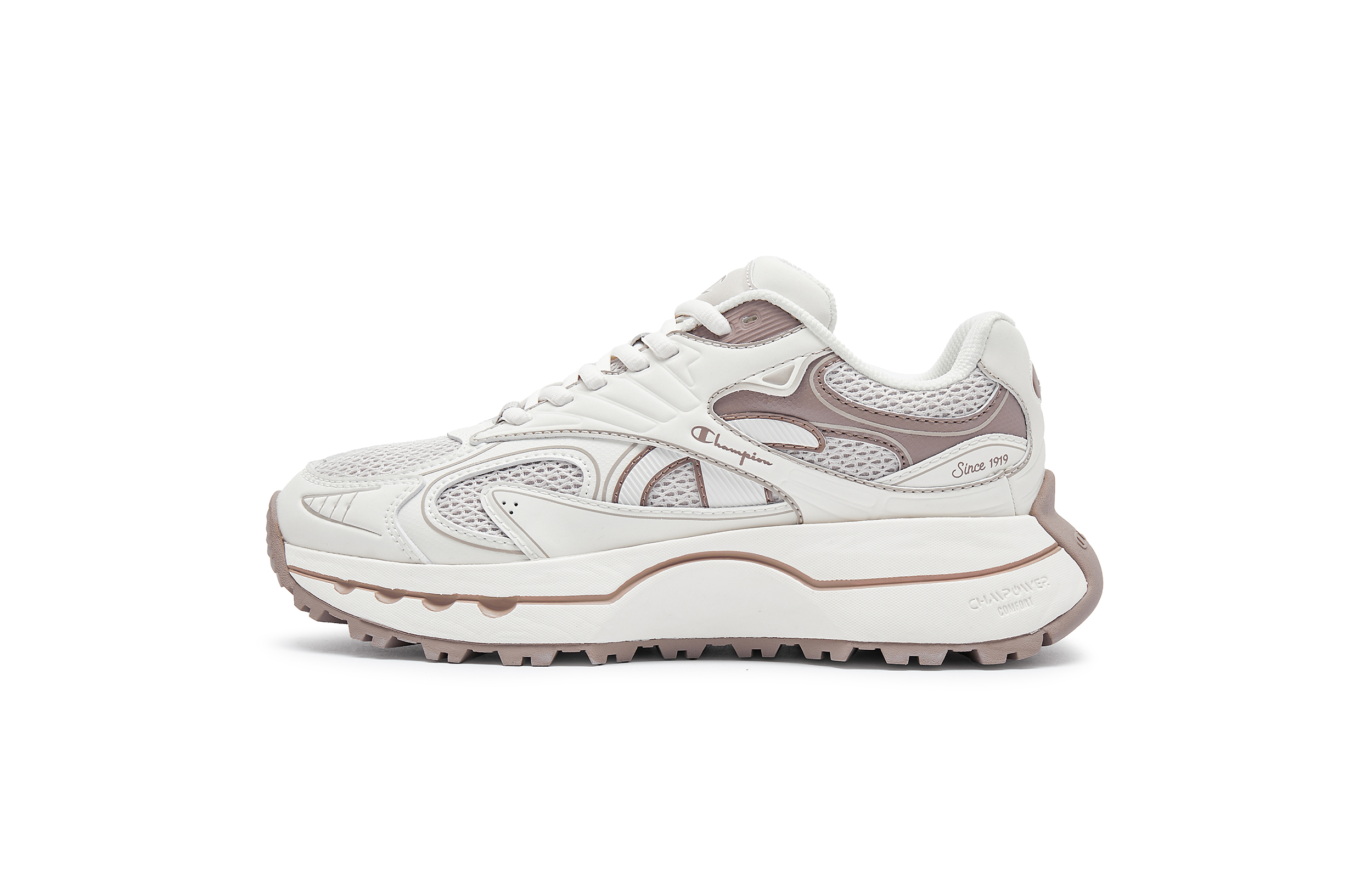 Champion Slip Resistant And Breathable Low top Running Shoes Women’s Pumice Gray/Milk White