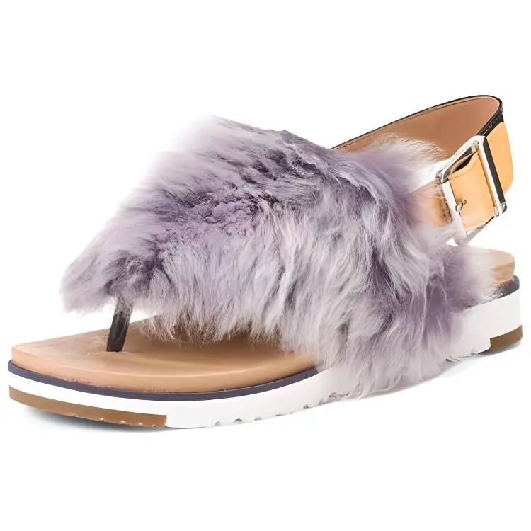 UGG Holly Large Fashion Dark Purple Sandals Women's