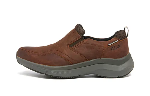 Clarks Fabric Casual Shoes Men's Brown