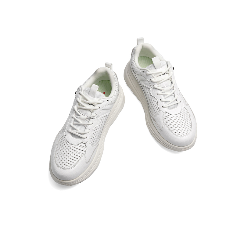 RED DRAGONFLY Cow Leather, Textile Height Increasing Height Increasing Low top Casual Running Shoes Men’s