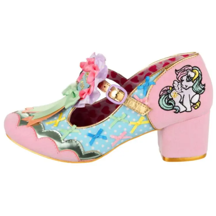 IRREGULAR CHOICE Chunky Heel High Heels Women's Pink